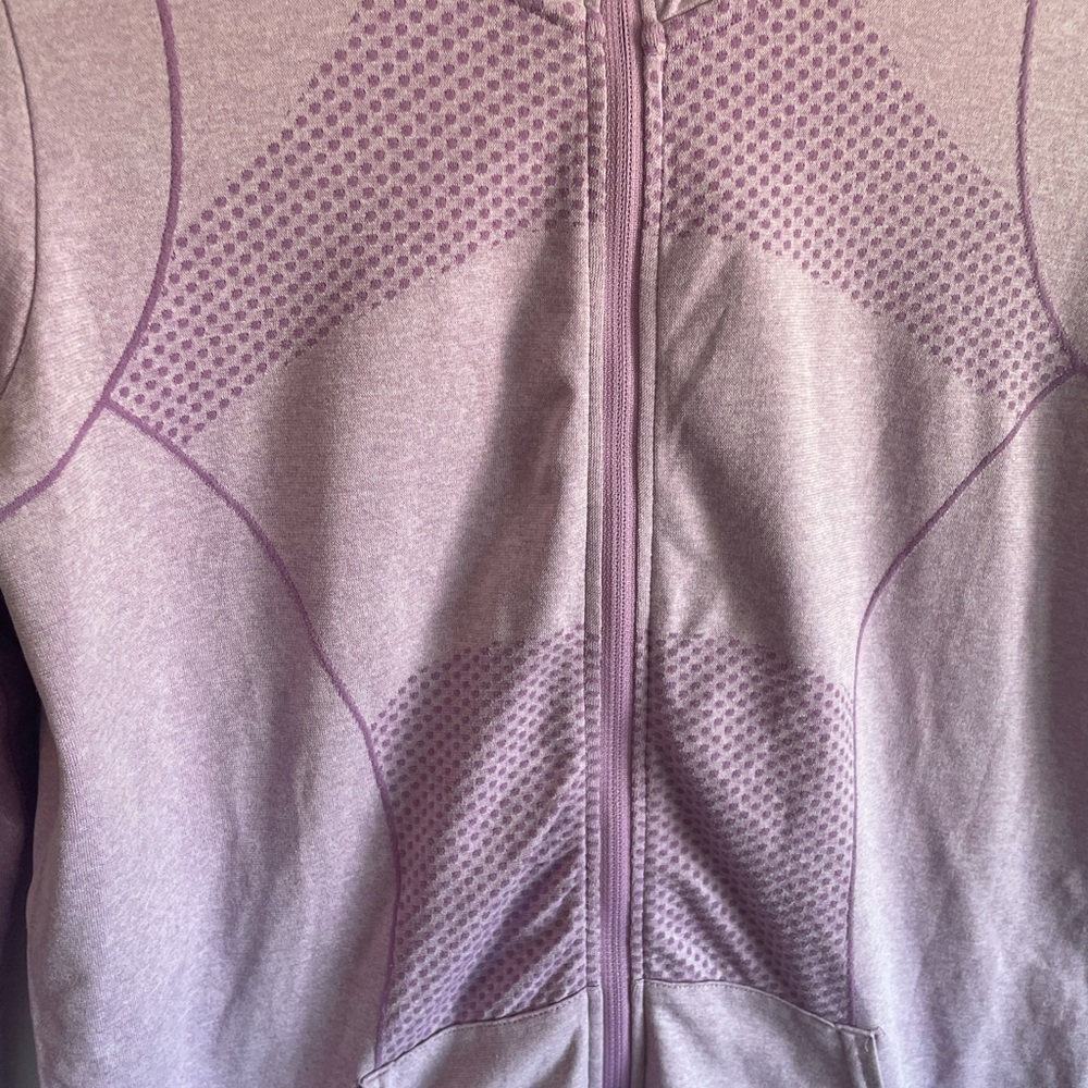 Zella zip up hoodie purple athletic top size small excellent condition - Picture 3 of 4